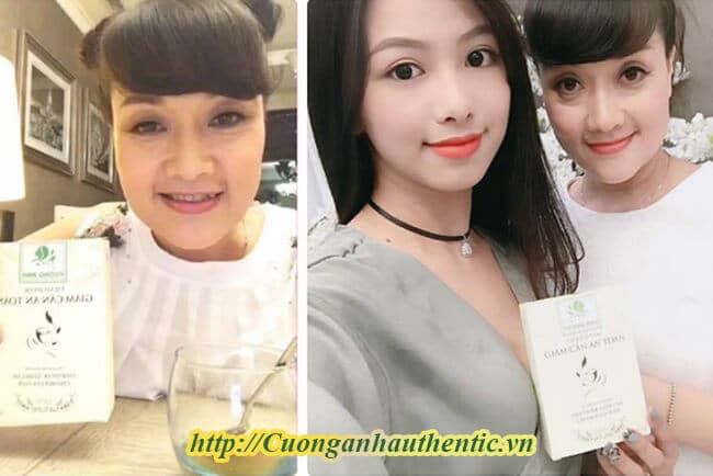Nghệ sỹ vân dung với trà giảm cân cường anh