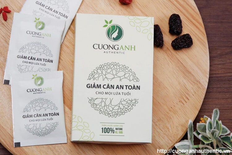 Trà giảm cân cường anh authentic