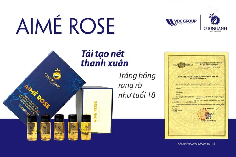 Aime Rose bổ xung collagen lấy lại nét thanh xuân