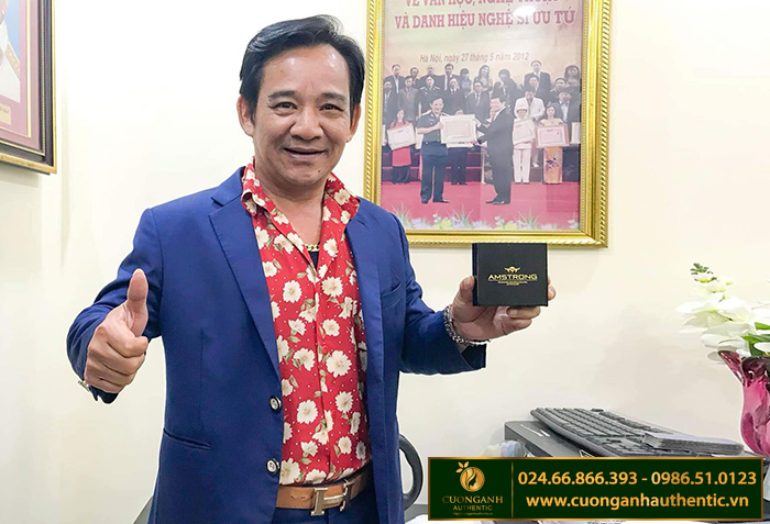 NSND Quang Tèo sử dụng sản phẩm Amstrong Cường Anh