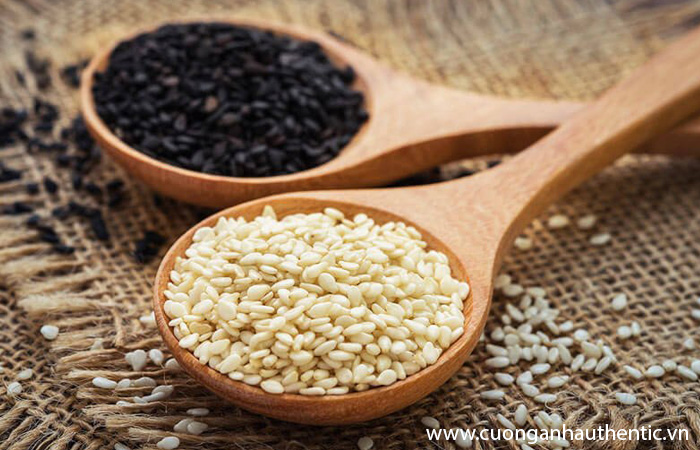 Hạt mè đen và hạt mè trắng