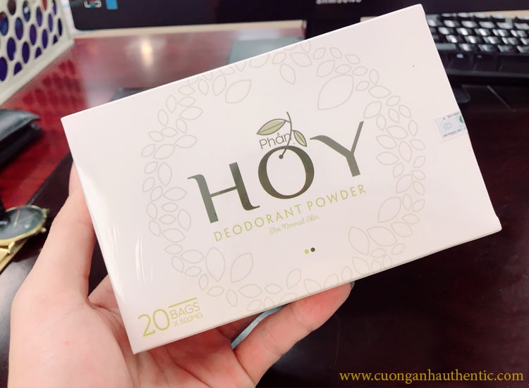 Thuốc điều trị hôi nách hôi chân - Phấn HOY Cường Anh